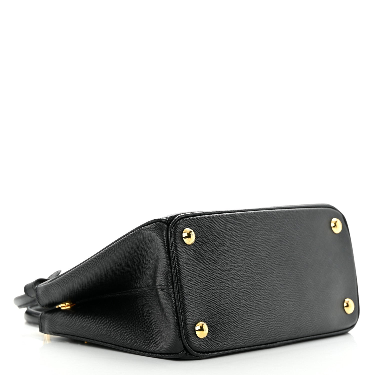 Prada Saffiano Small Galleria Double Zip Tote Black 4 of 16