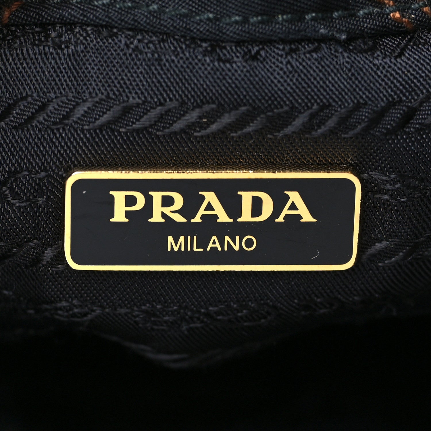 Prada Saffiano Tessuto Nylon Impunturato Quilted Mini Bucket Crossbody Bag Black 5 of 9