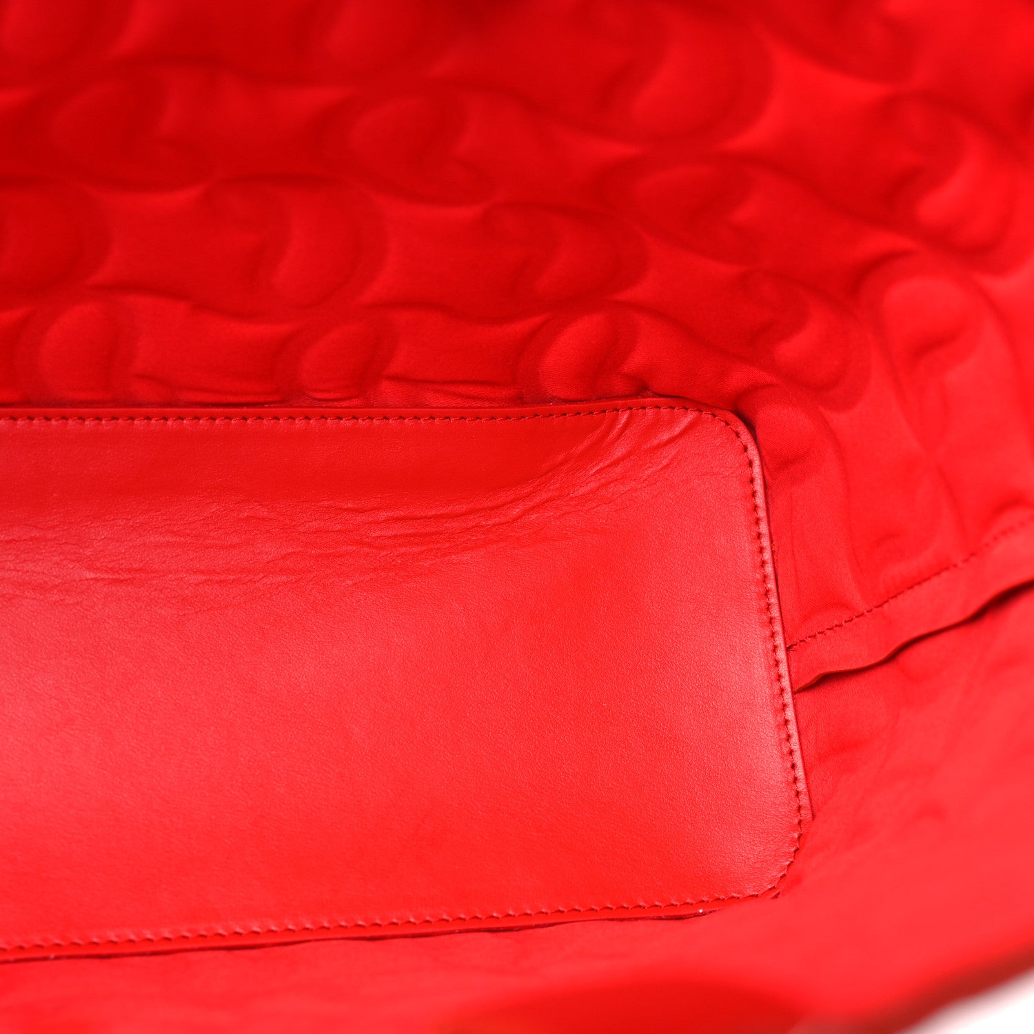 Christian Louboutin Nappa Embossed East West Cabata Tote Rouquine 10 of 10