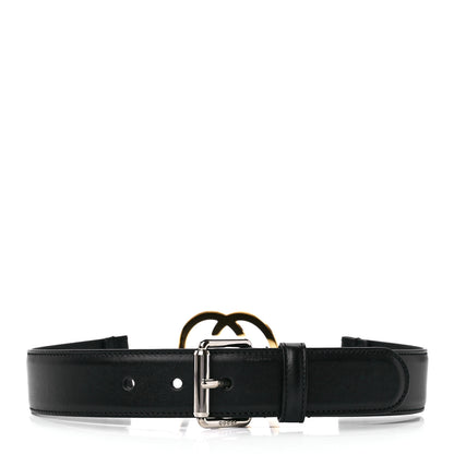 Gucci Calfskin Interlocking G Buckle Belt 65 26 Black 2 of 5
