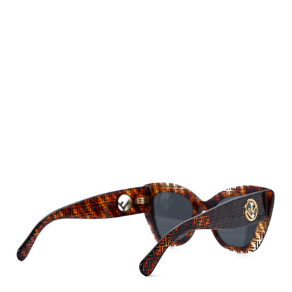 Fendi Acetate F is Fendi FF 51mm Cat Eye Sunglasses 0327/S Tortoise Camouflage 4 of 7