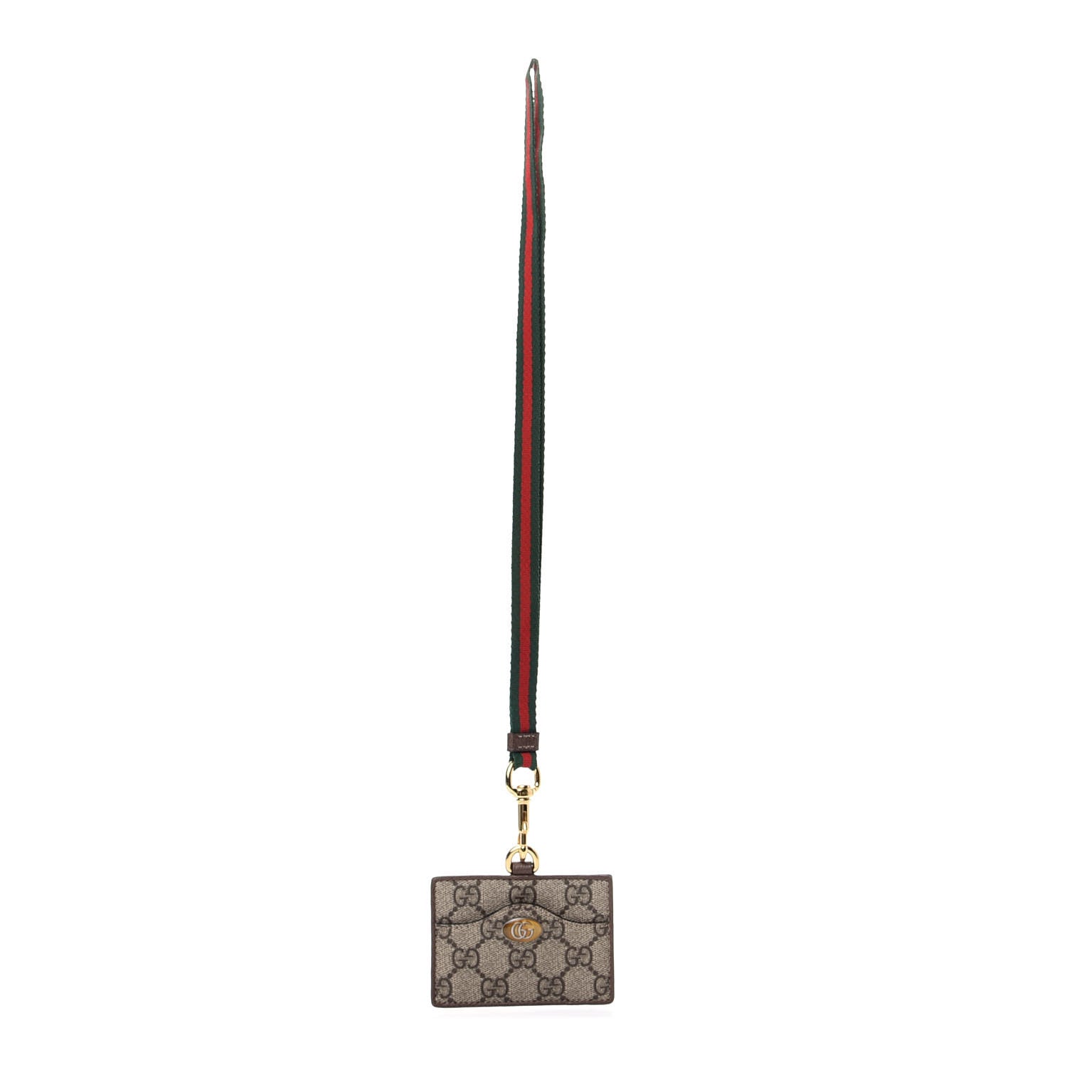 Gucci GG Supreme Monogram Ophidia ID Holder Beige Ebony New Acero 6 of 7