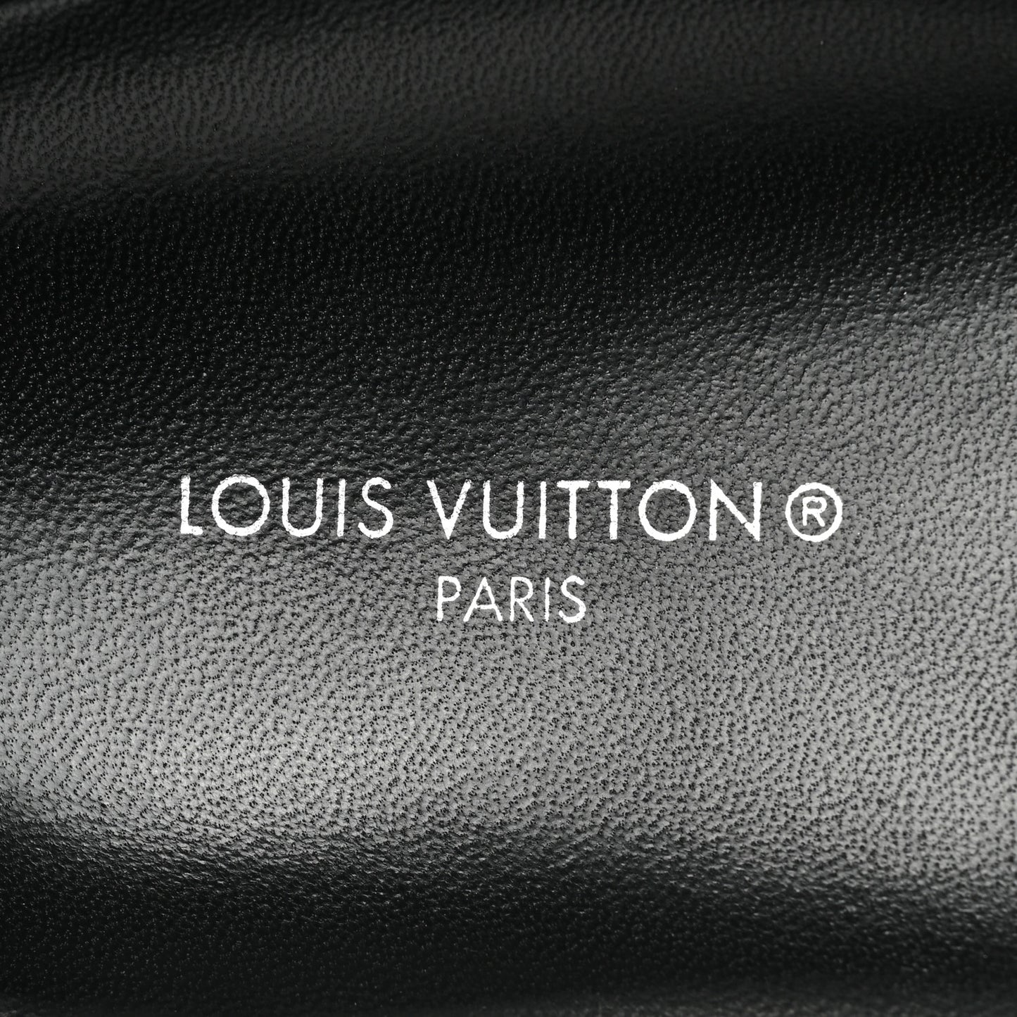Calfskin Embossed Monogram Sunset Flat Comfort Mule 38 Black