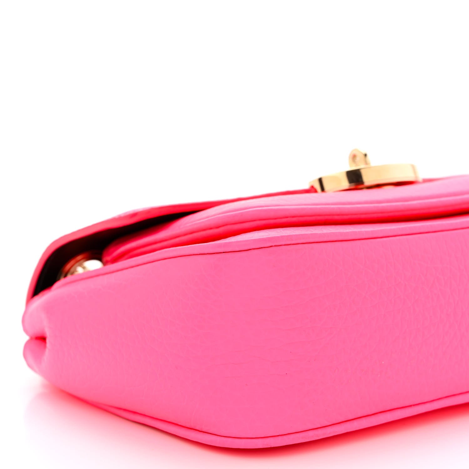 Mulberry Heavy Grained Calfskin Mini Darley Satchel Neon Pink 9 of 10