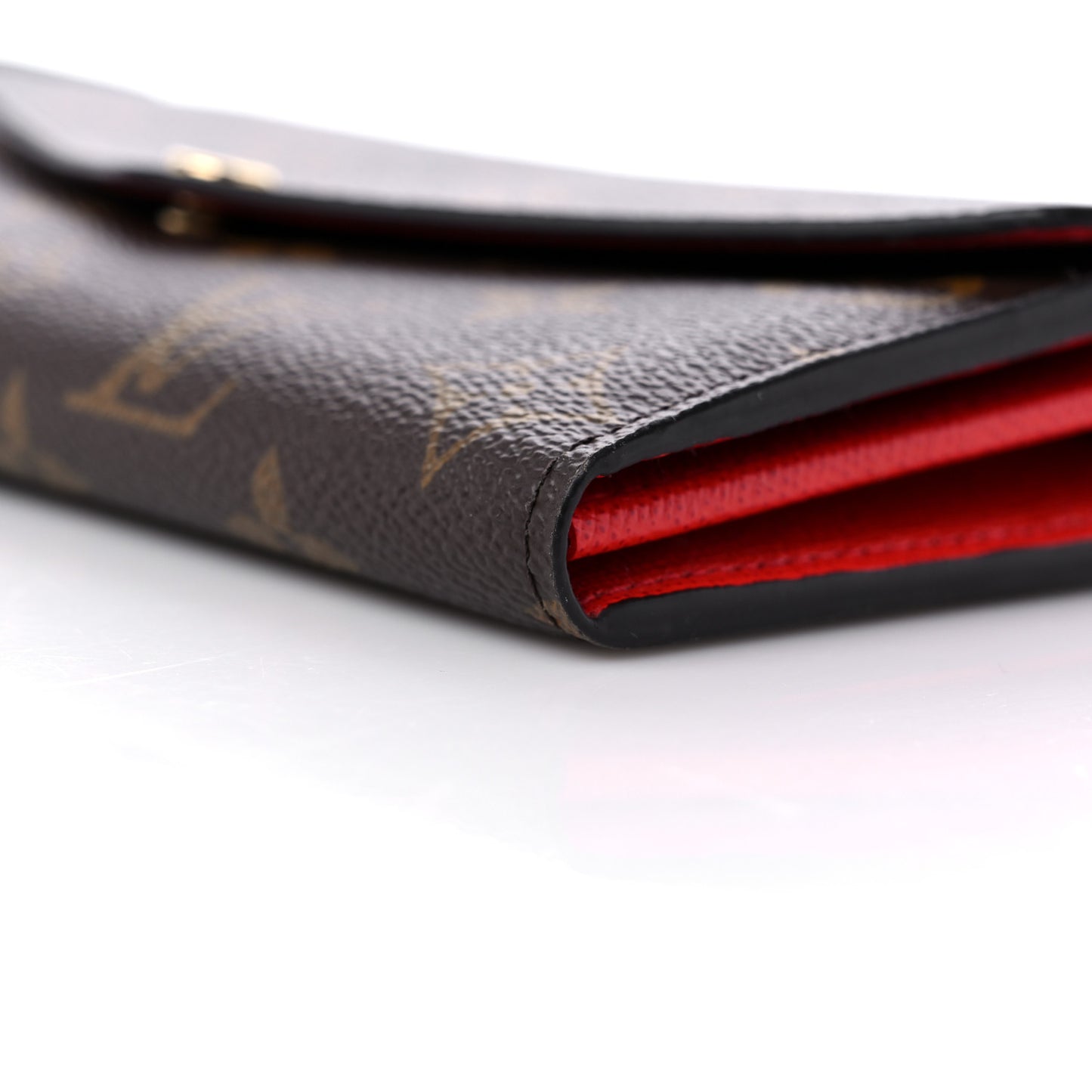 Monogram Sarah Wallet NM Coquelicot