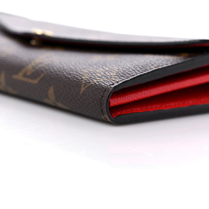 Louis Vuitton Monogram Sarah Wallet NM Coquelicot 9 of 12