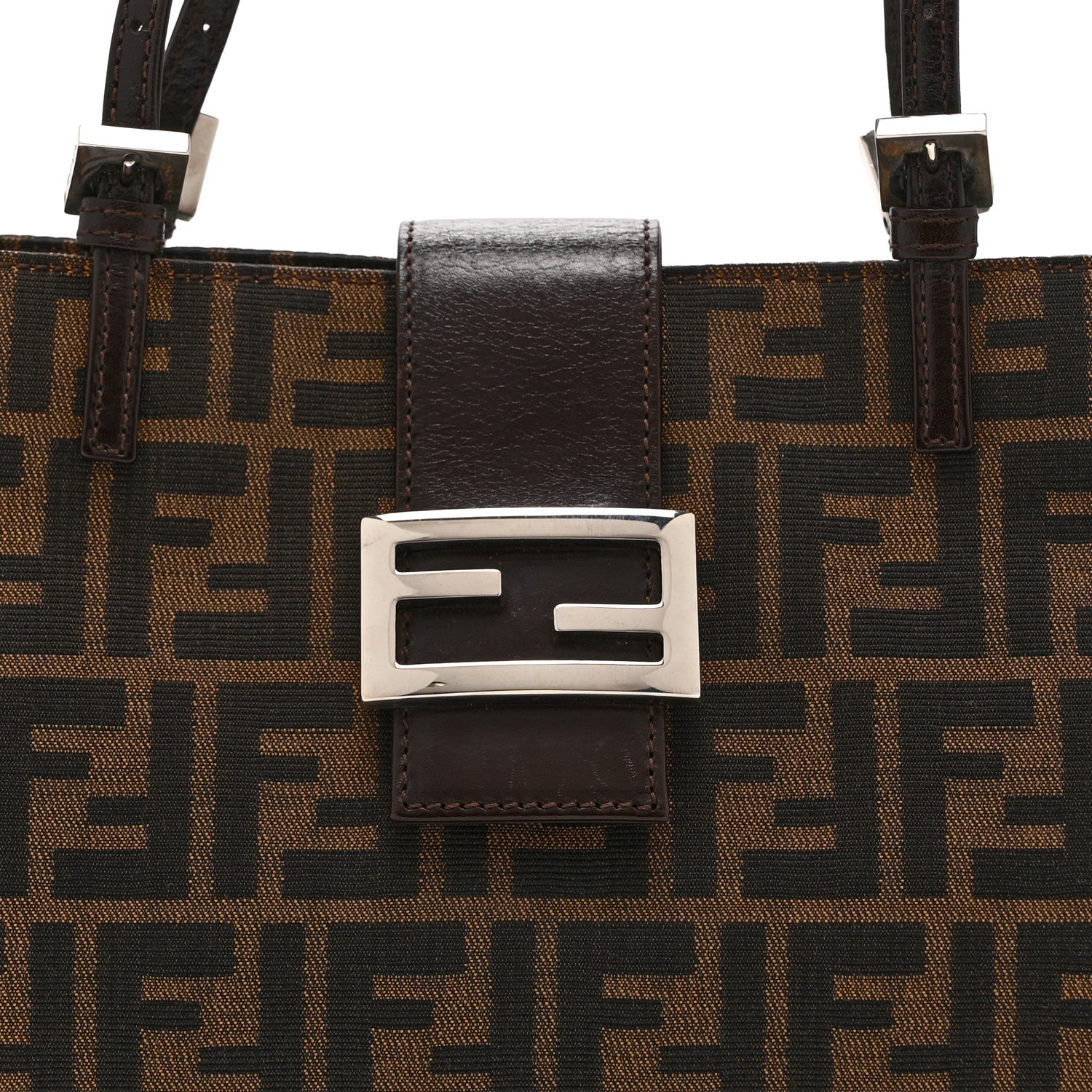 Fendi Zucca Shopping Tote Tobacco 9 of 11