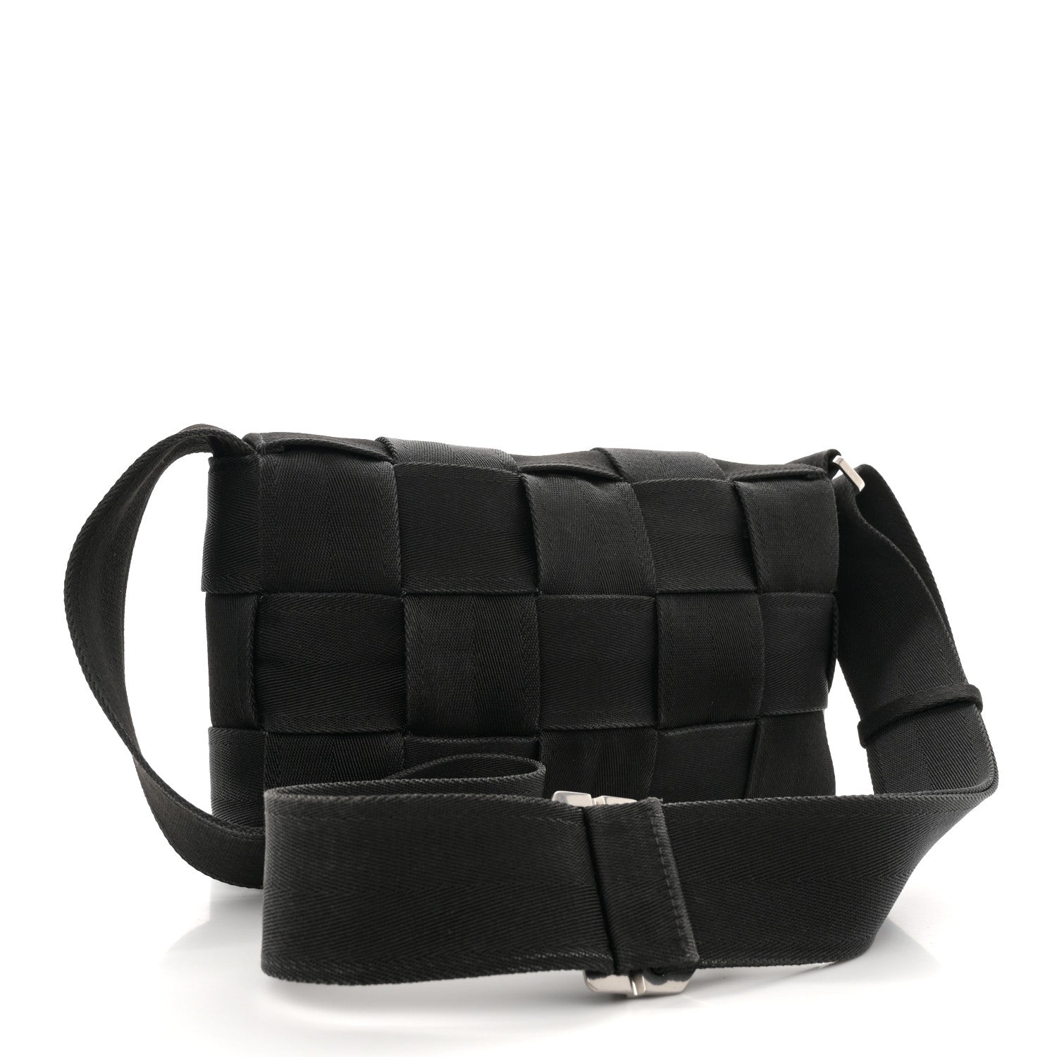 Bottega Veneta Webbing Maxi Intrecciato Cassette Bag Black 3 of 10