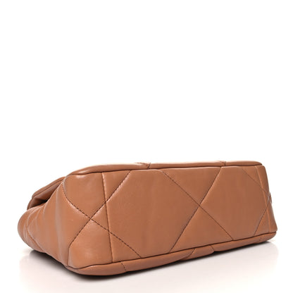 Chanel Lambskin Quilted Medium Chanel 19 Flap Brown 4 of 11