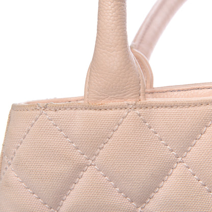 Chanel Canvas Caviar Tassel Tote Light Pink 19 of 19