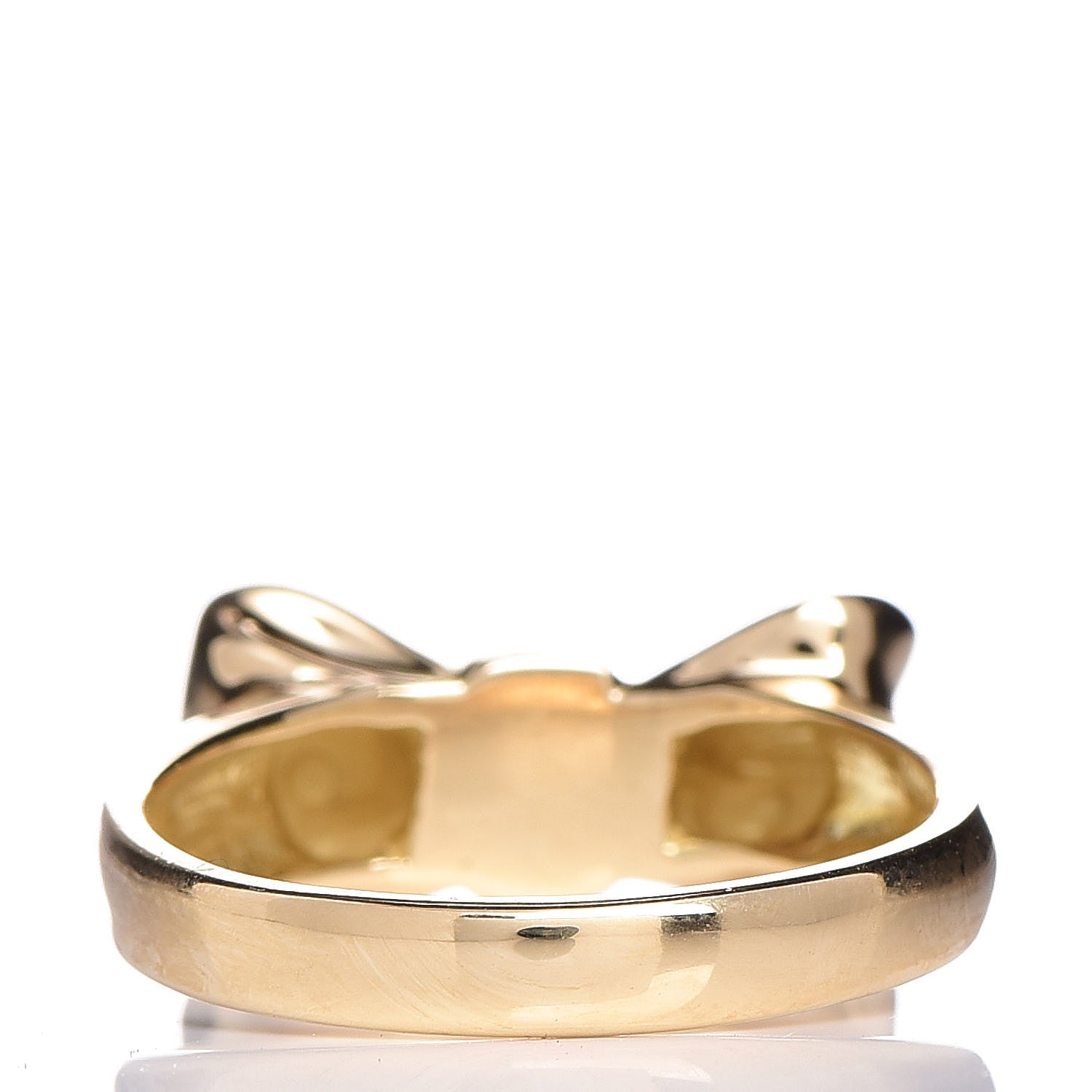 Tiffany 18K Yellow Gold Bow Ring 49 5 3 of 5