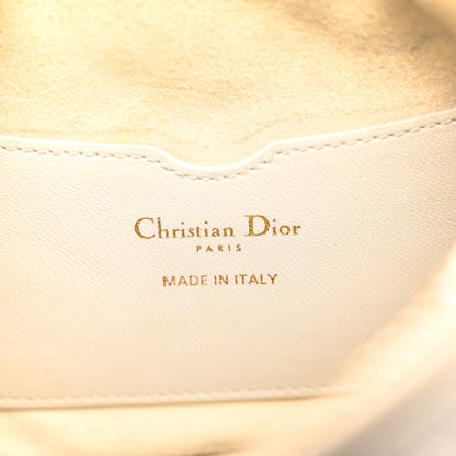 Christian Dior Lambskin Cannage Small Dior Vibe Hobo Bag White 7 of 11