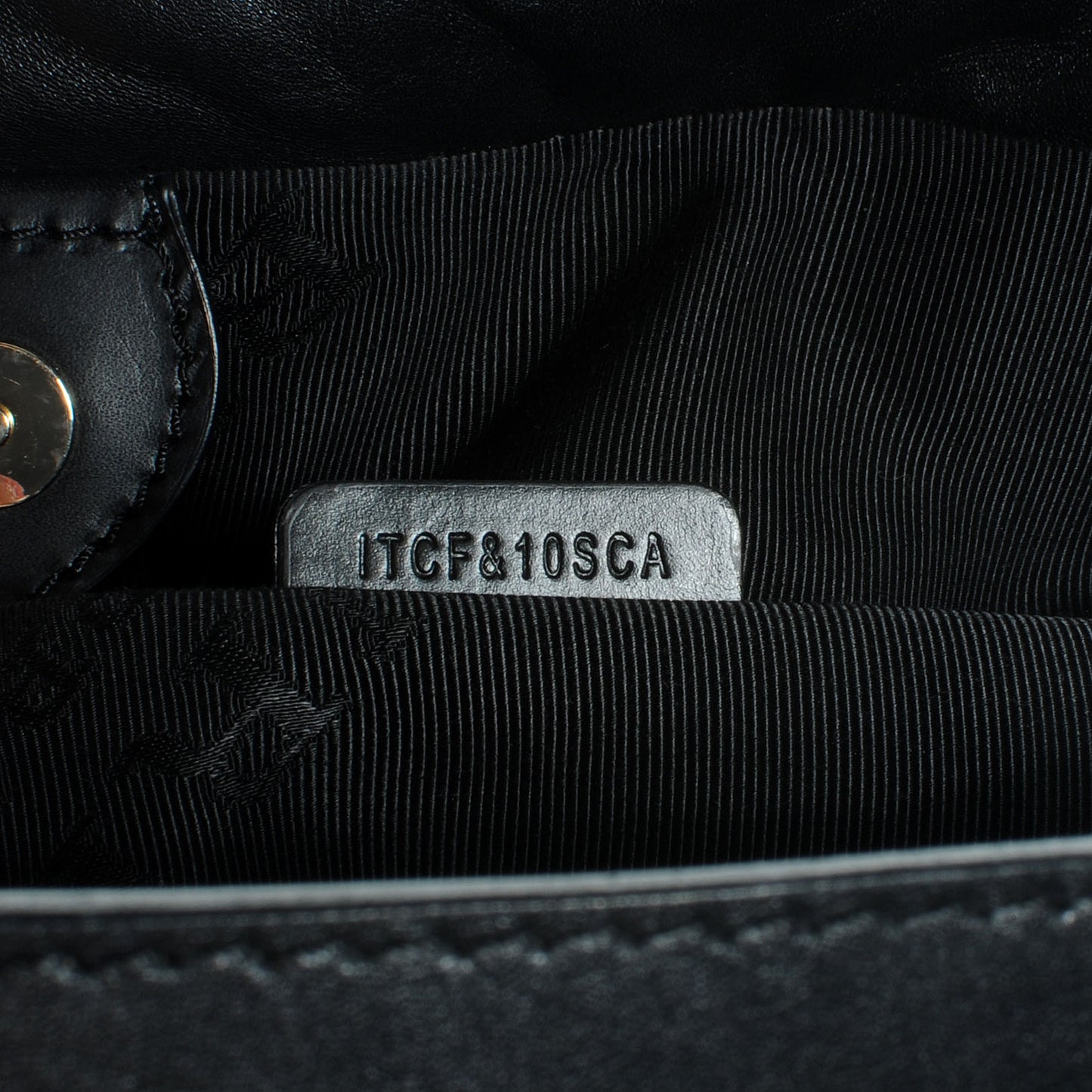 Prorsum Leather Calf Hair Dinton Small Satchel Black