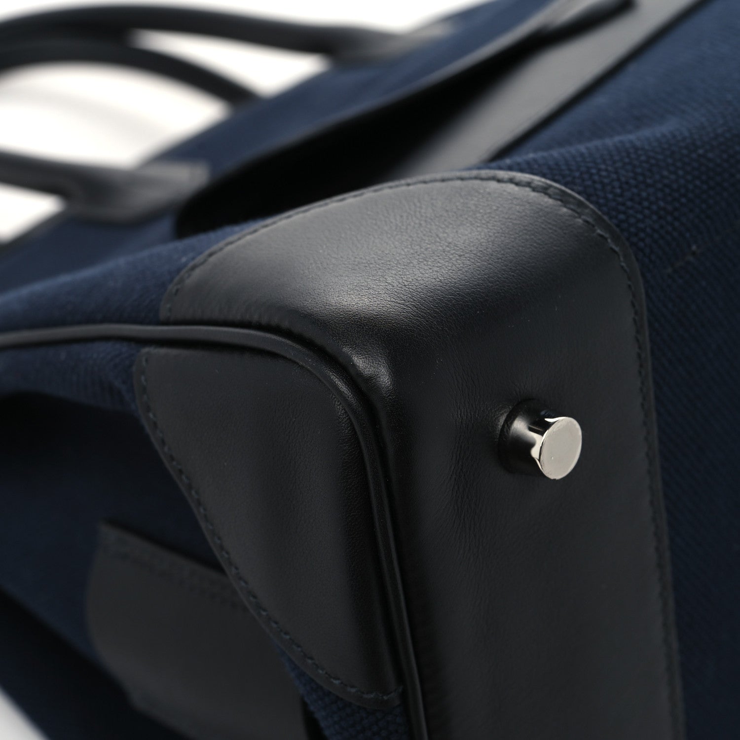 Hermes Goeland Toile Swift Cargo Birkin 35 Bleu Marine 11 of 13