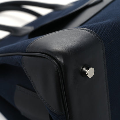 Hermes Goeland Toile Swift Cargo Birkin 35 Bleu Marine 11 of 13