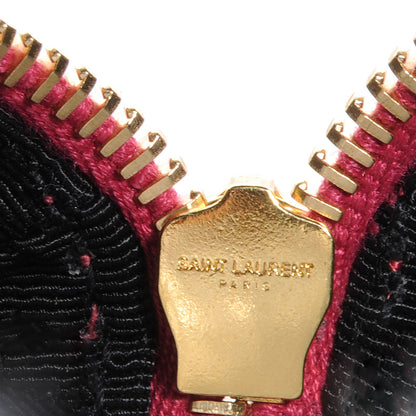 Saint Laurent Metallic Leather Classic Duffle Toy Pink 8 of 9