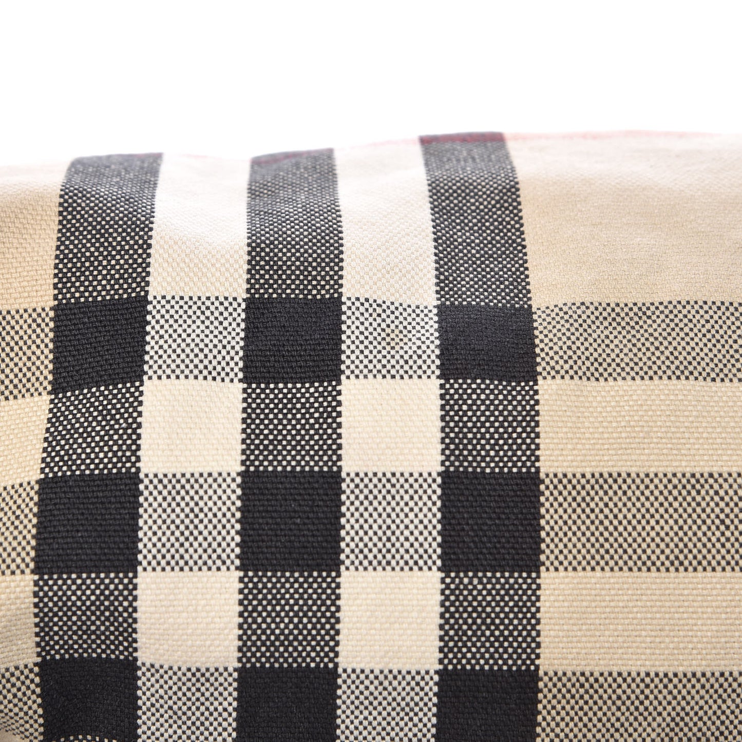 Canvas Check Diaper Bag