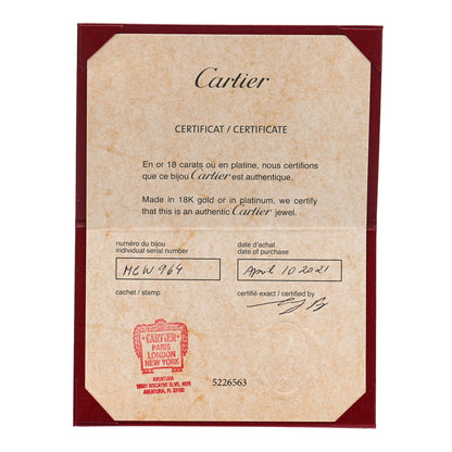 Cartier 18K Yellow Gold 4mm LOVE Ring 56 7.5 5 of 6
