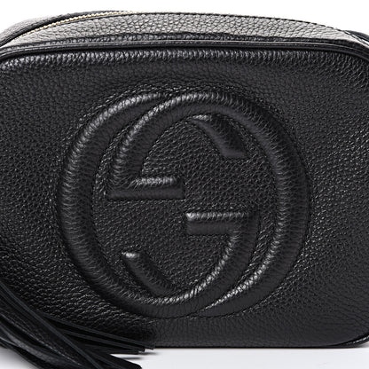 Gucci Pebbled Calfskin Small Soho Disco Bag Black 7 of 9
