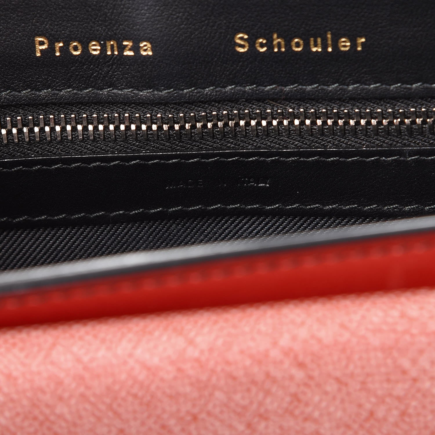 Proenza Schouler Calfskin Crocodile Embossed Minigrain Mini PS11 Classic Shoulder Bag Brick 7 of 8