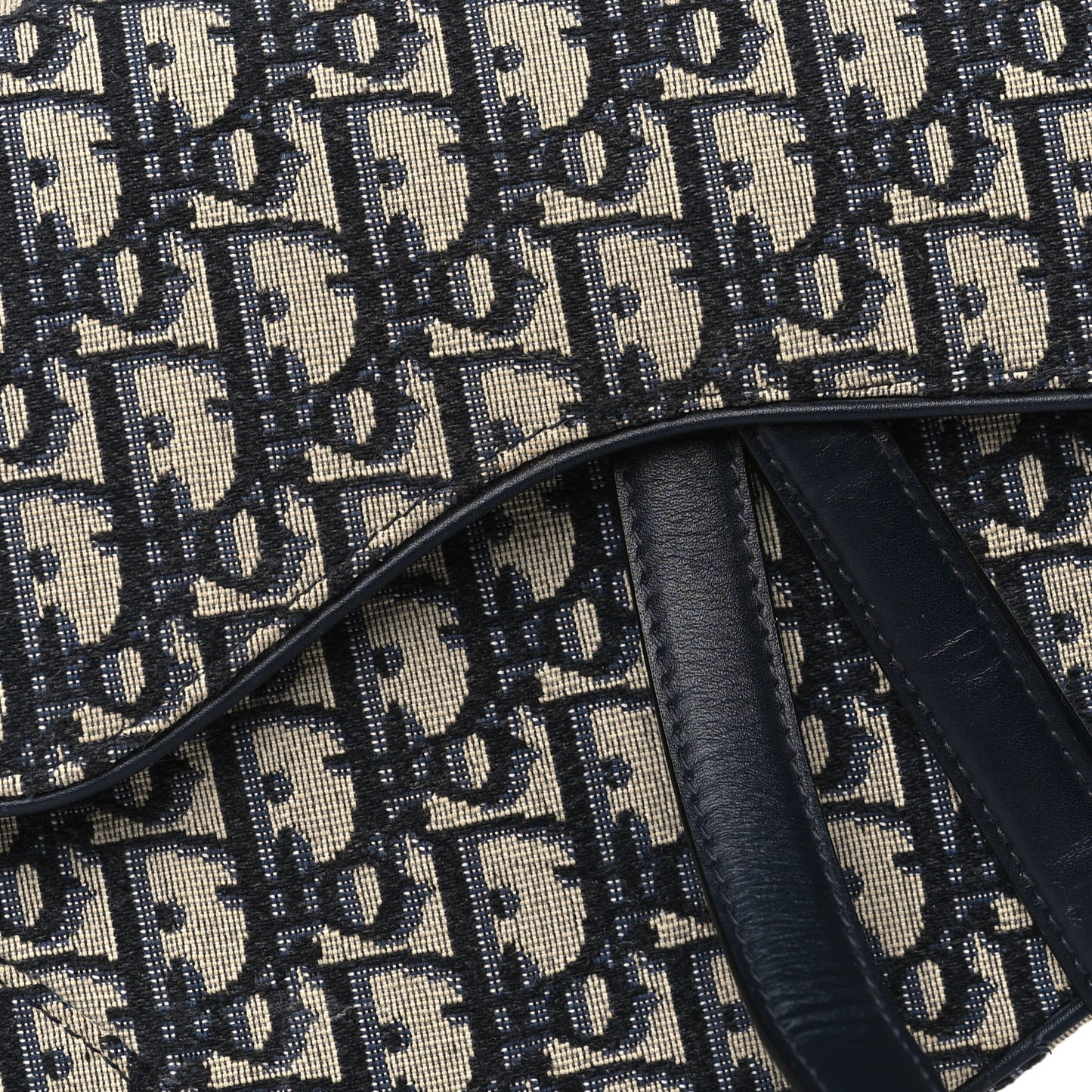 Oblique Saddle Bag Blue
