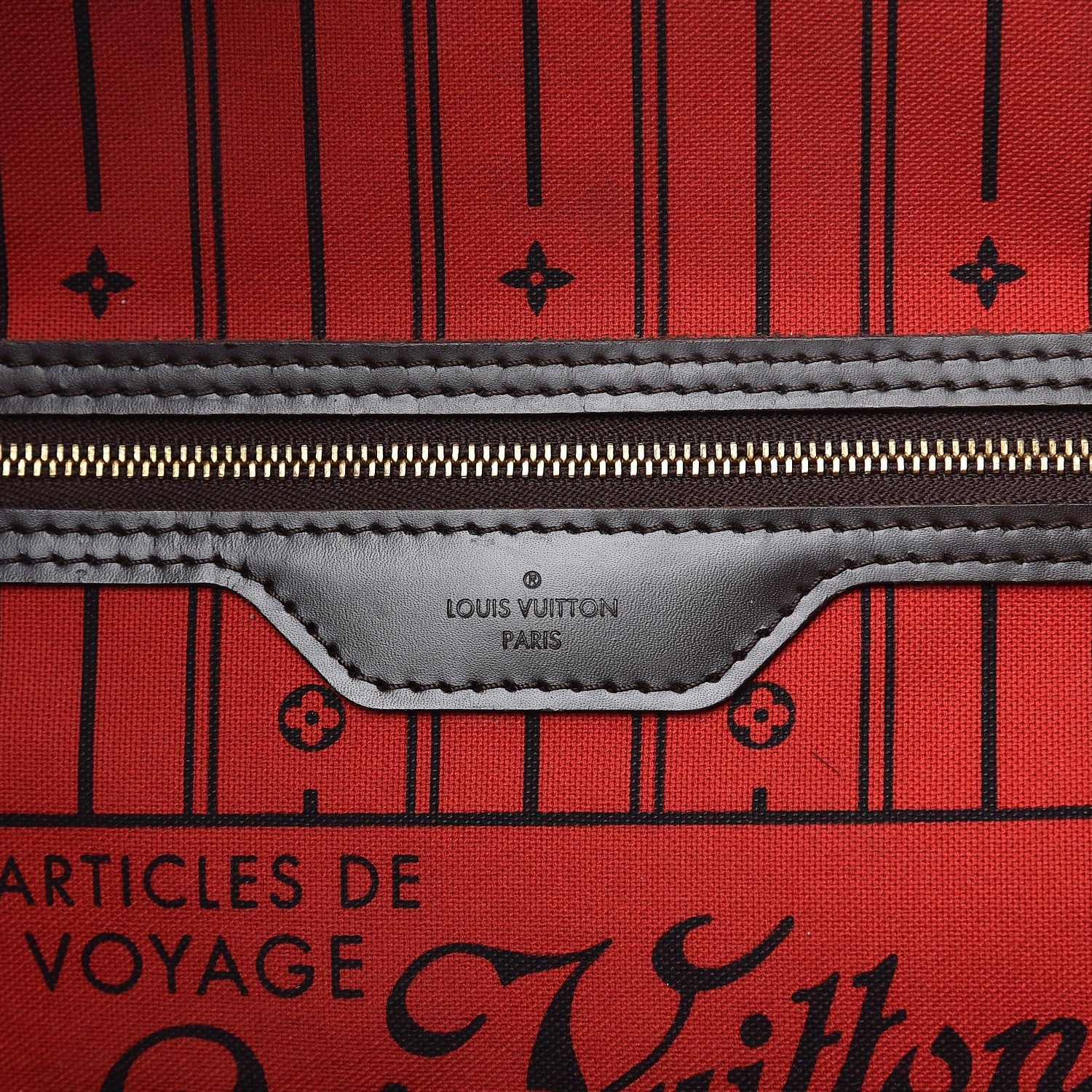 Louis Vuitton Damier Ebene Neverfull MM 6 of 20