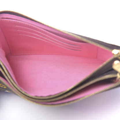 Louis Vuitton Monogram 2019 Christmas Animation Double Zip Pochette 5 of 10