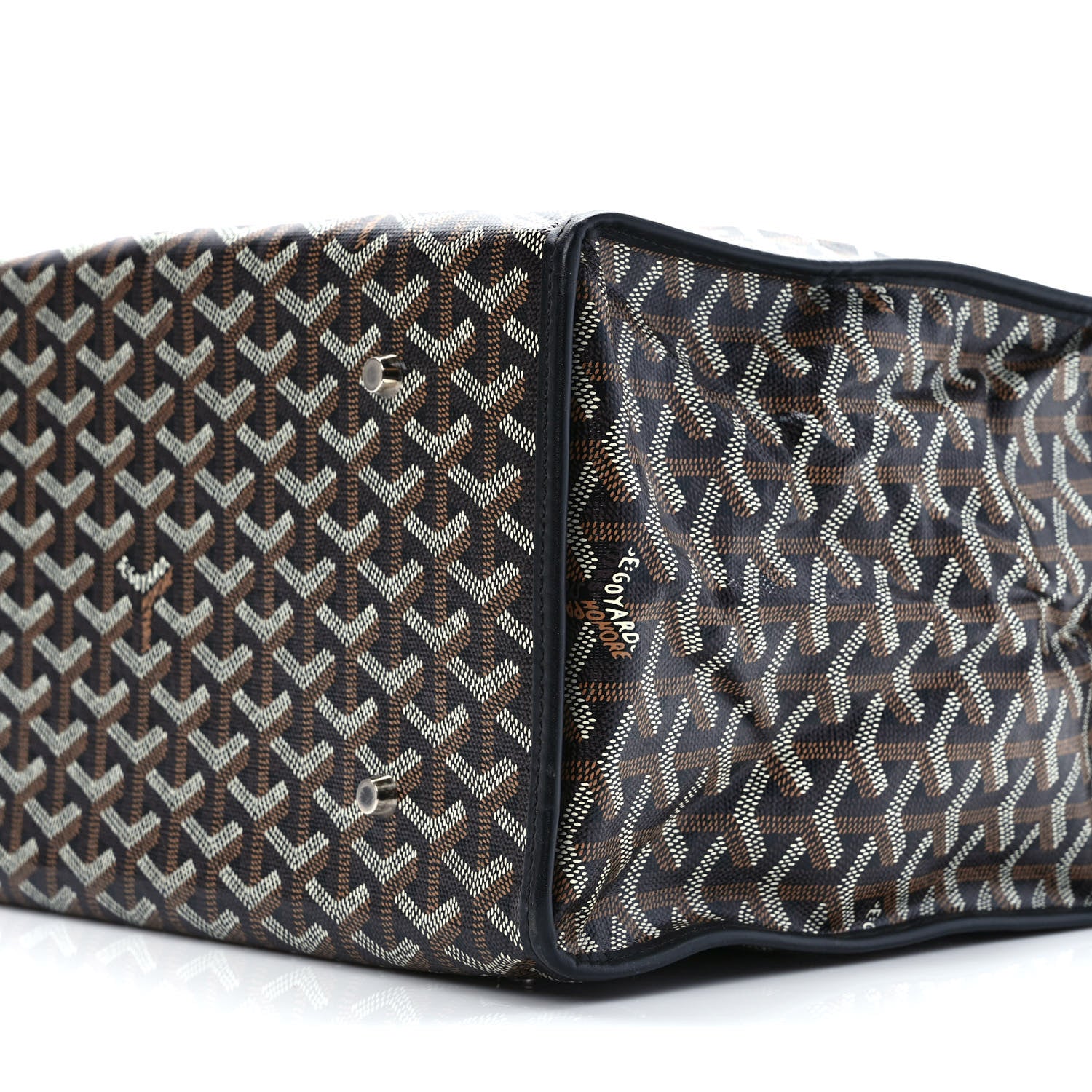 Goyard Goyardine Saint Leger Soft Briefcase Backpack Black 8 of 8