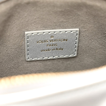 Louis Vuitton Lambskin Embossed Monogram Coussin BB Silver 8 of 10