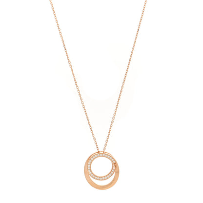 Cartier 18K Pink Gold Diamond Etincelle De Cartier Pendant Necklace 1 of 5