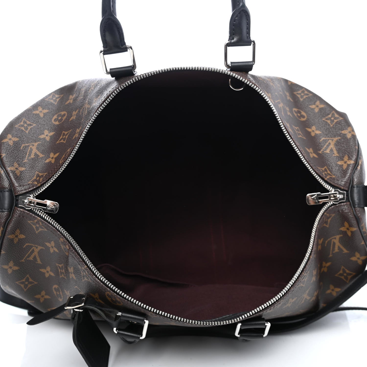 Louis Vuitton Monogram Macassar Keepall Bandouliere 45 4 of 4