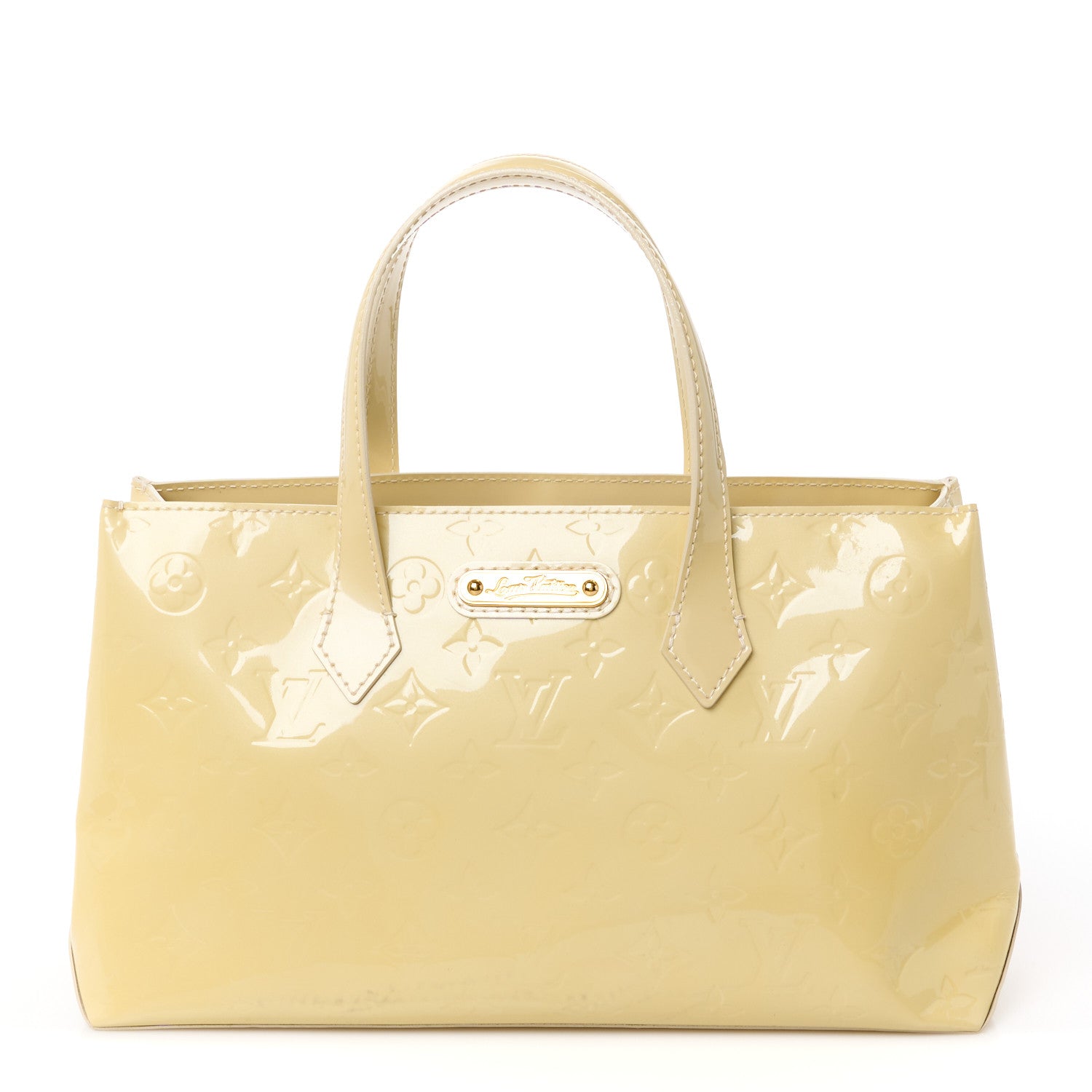 Louis Vuitton Vernis Wilshire PM Blanc Corail 1 of 13