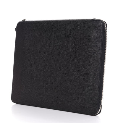 Hermes Epsom E-Zip iPad Notebook Cover Black 12 of 17
