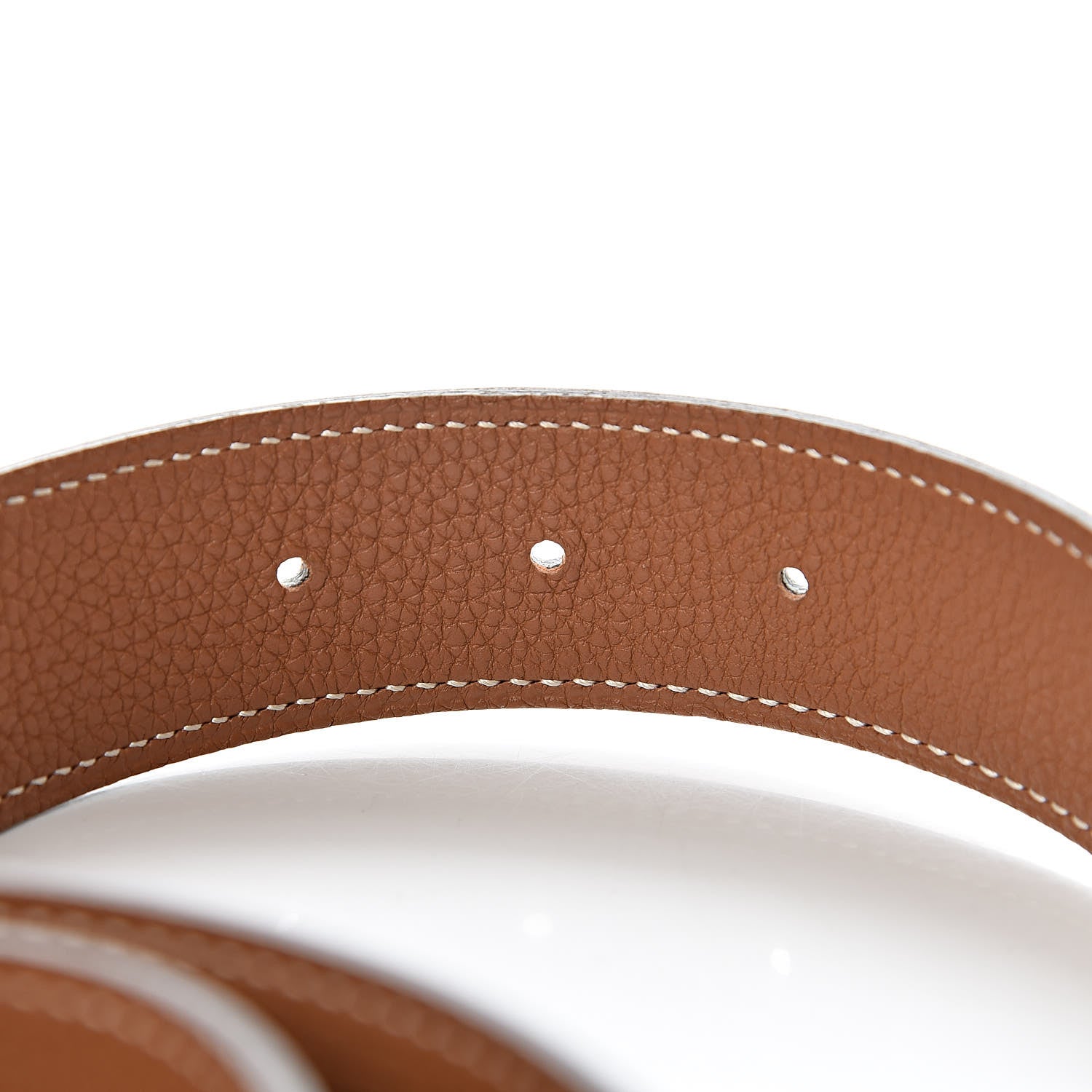 Hermes Box Togo 32mm Belt Strap 80 Black Gold 5 of 6