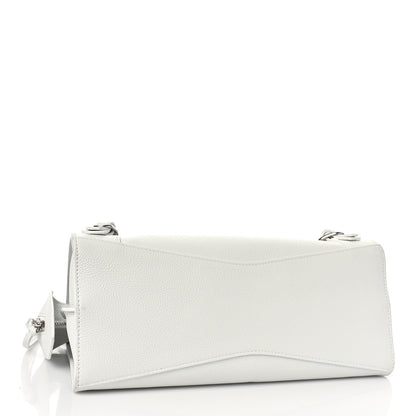 Balenciaga Grained Calfskin Neo Classic Silver Hardware S City White 4 of 8