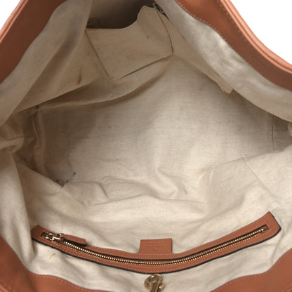 Gucci Guccissima Large Heart Bit Charm Top Handle Tote Winter Rose 5 of 12