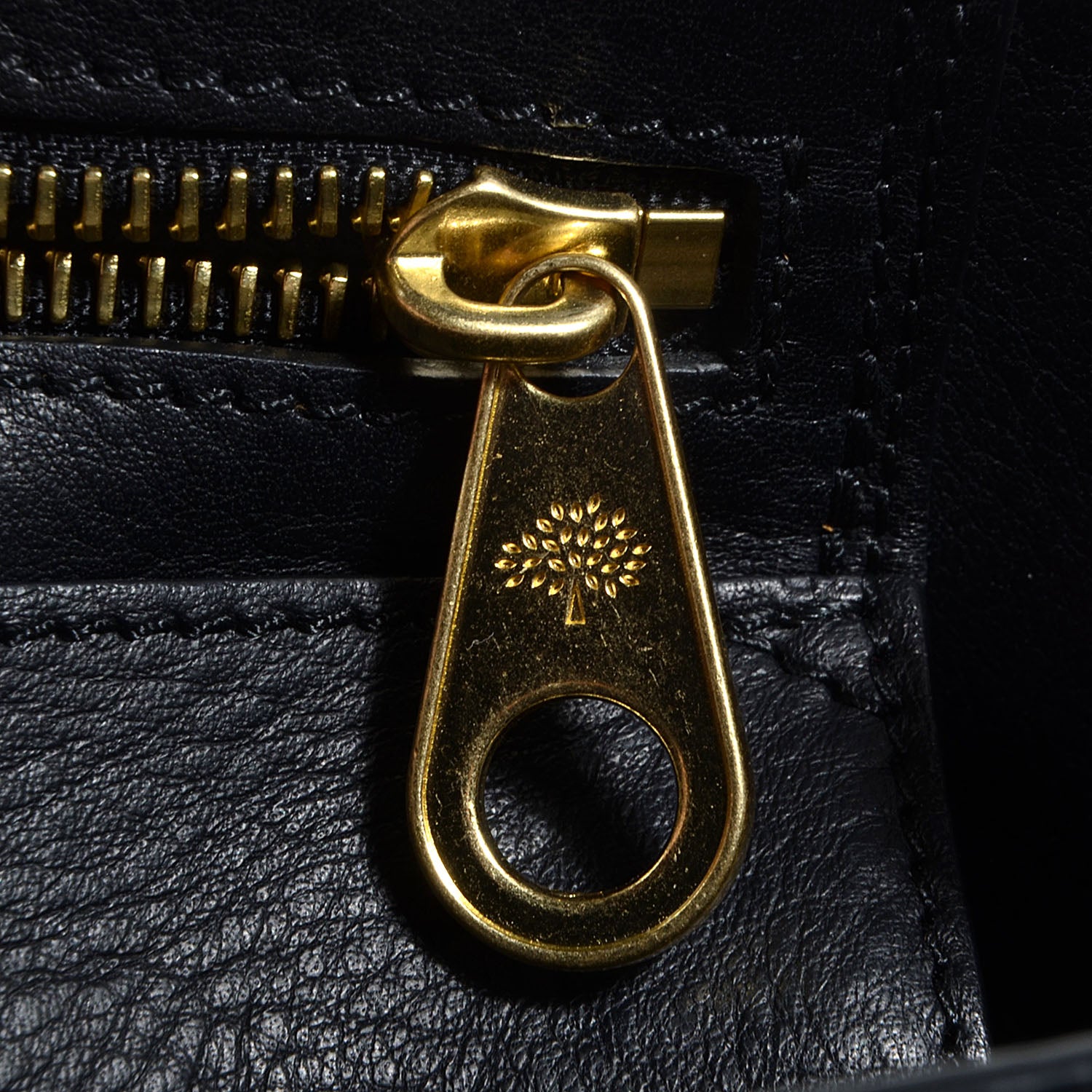 Mulberry Natural Leather Bayswater Black 10 of 12