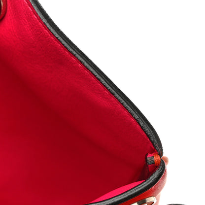 Christian Dior Smooth Calfskin Medium Tri-Color Diorissimo Tote Orange Fuchsia Red 12 of 12
