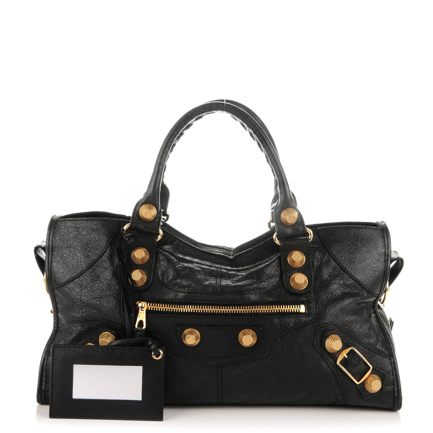 Agneau Giant 21 Gold Hardware Part Time Black