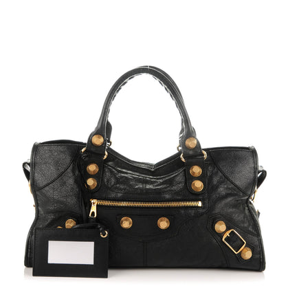 Balenciaga Agneau Giant 21 Gold Hardware Part Time Black 1 of 9