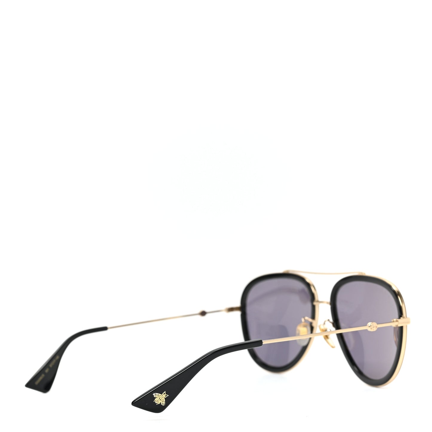 Aviator Sunglasses GG0062S Black Gold