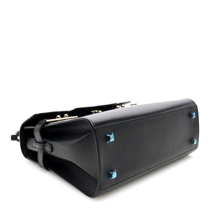 Delvaux Calfskin MM Tempete Satchel Black 5 of 10