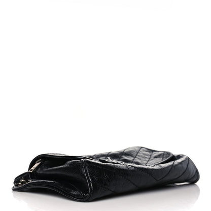 Saint Laurent Crinkled Calfskin Matelasse Monogram Niki Body Bag Black 4 of 9