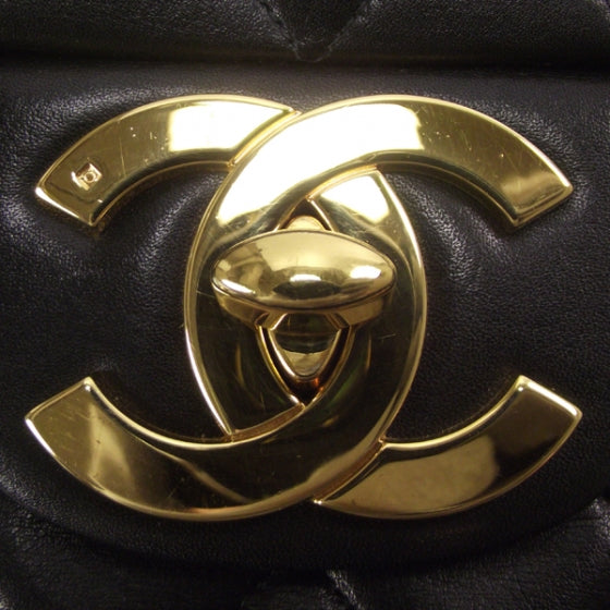 Chanel Lambskin XL Jumbo Flap Black 13 of 13