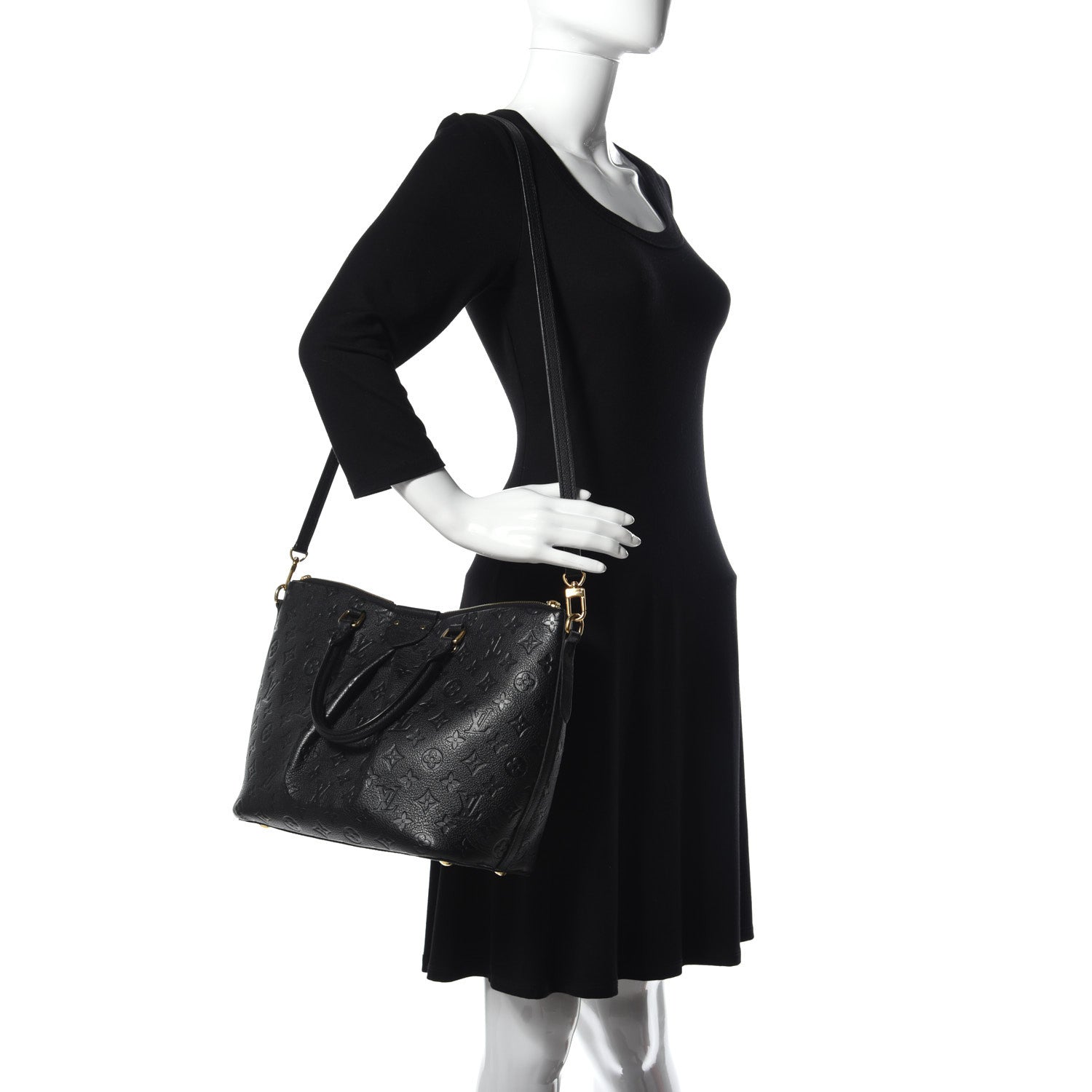 Louis Vuitton Empreinte Mazarine MM Black 2 of 10