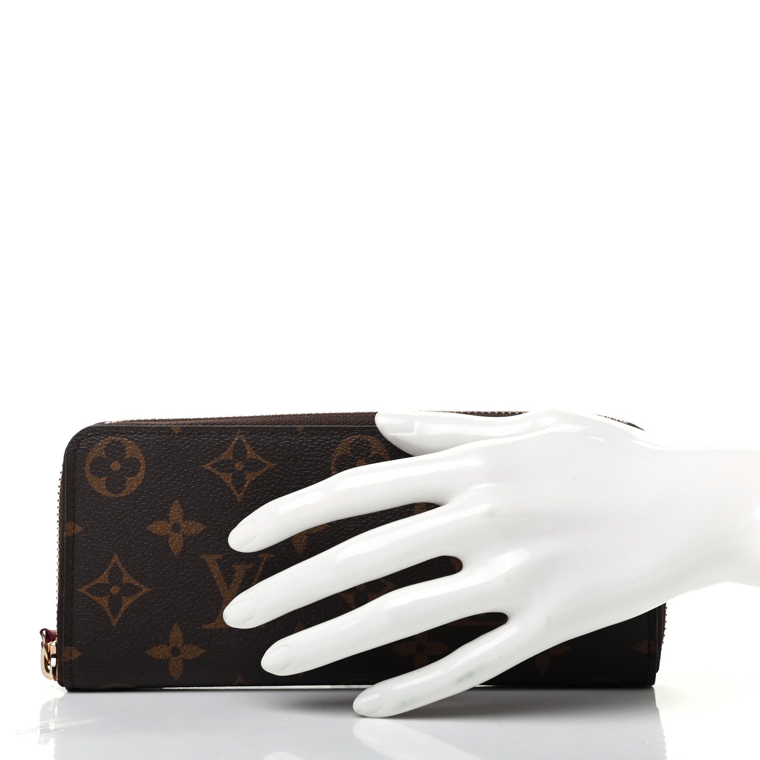 Louis Vuitton Monogram Clemence Wallet Fuchsia 2 of 7