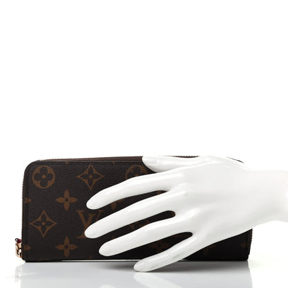 Louis Vuitton Monogram Clemence Wallet Fuchsia 2 of 7