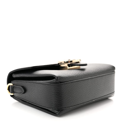 Gucci Dollar Calfskin Interlocking G Crossbody Bag Black 4 of 11