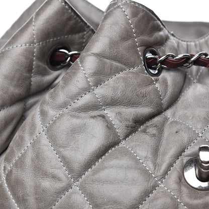 Chanel Iridescent Calfskin Quilted In The Mix Backpack Grey 15 of 27