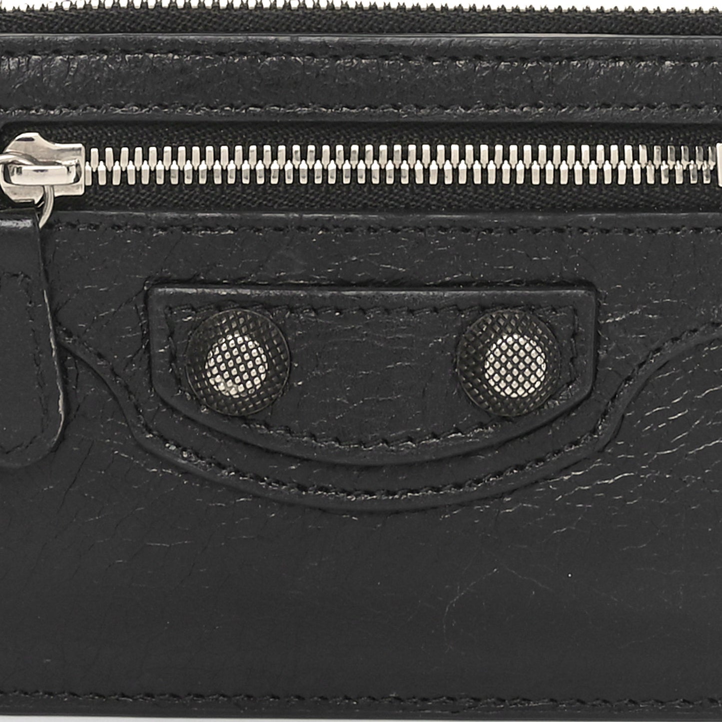 Agneau Le Cagole Coin Card Holder Black